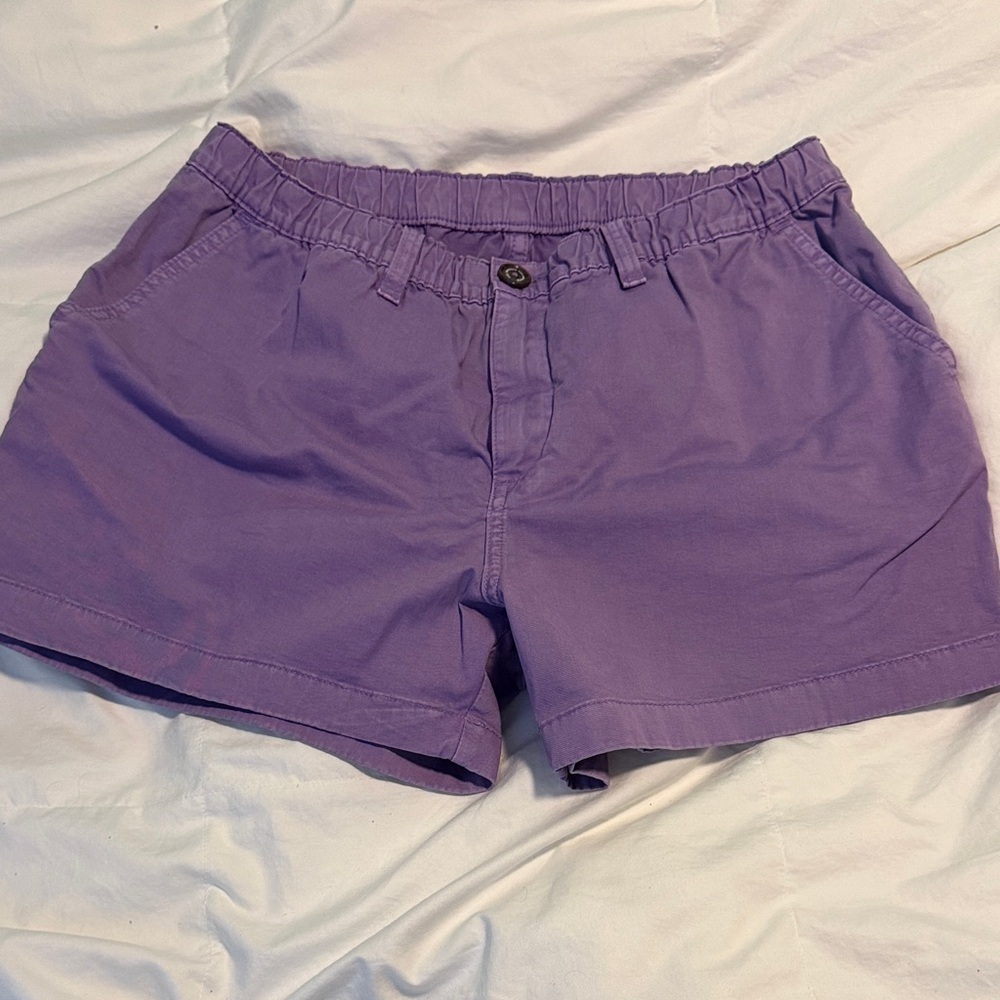 Men’s Chubbies Purple Elastic-Waist Shorts - 4in Inseam Large
